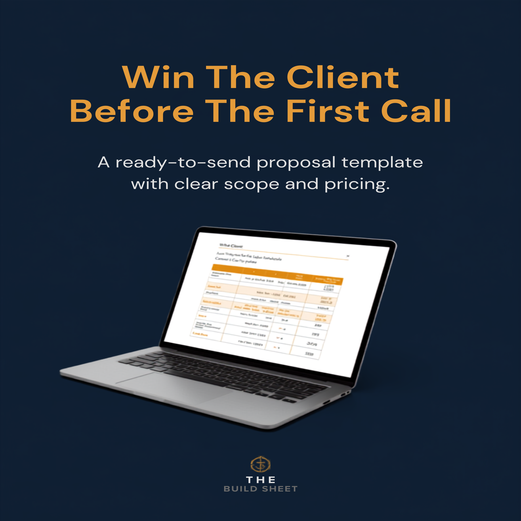 Proposal & Pricing Kit — Win The Client Before The First Call