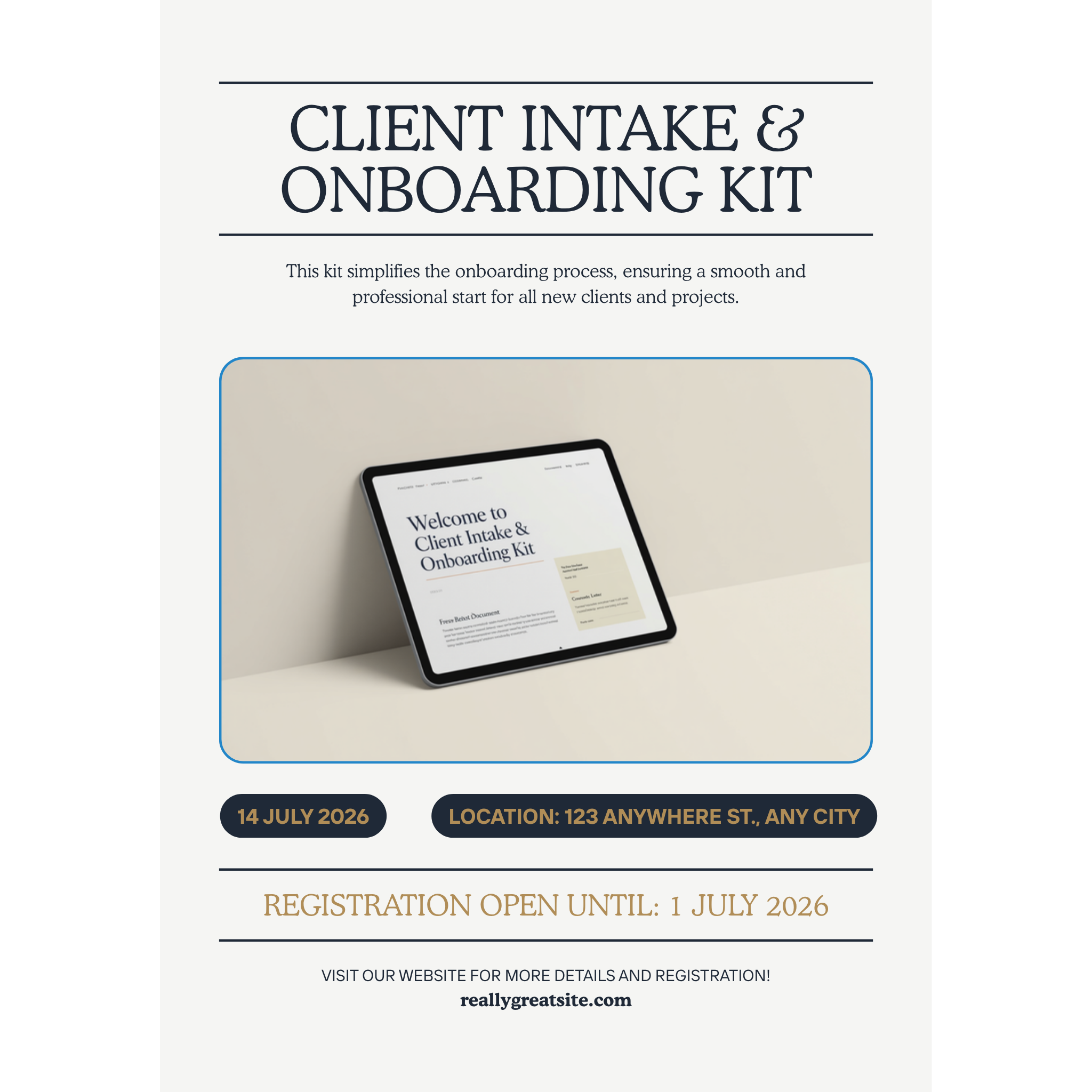 Client Intake & Onboarding Kit by The Build Sheet