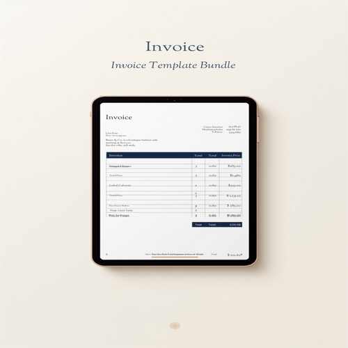 Invoice Template Bundle by The Build Sheet