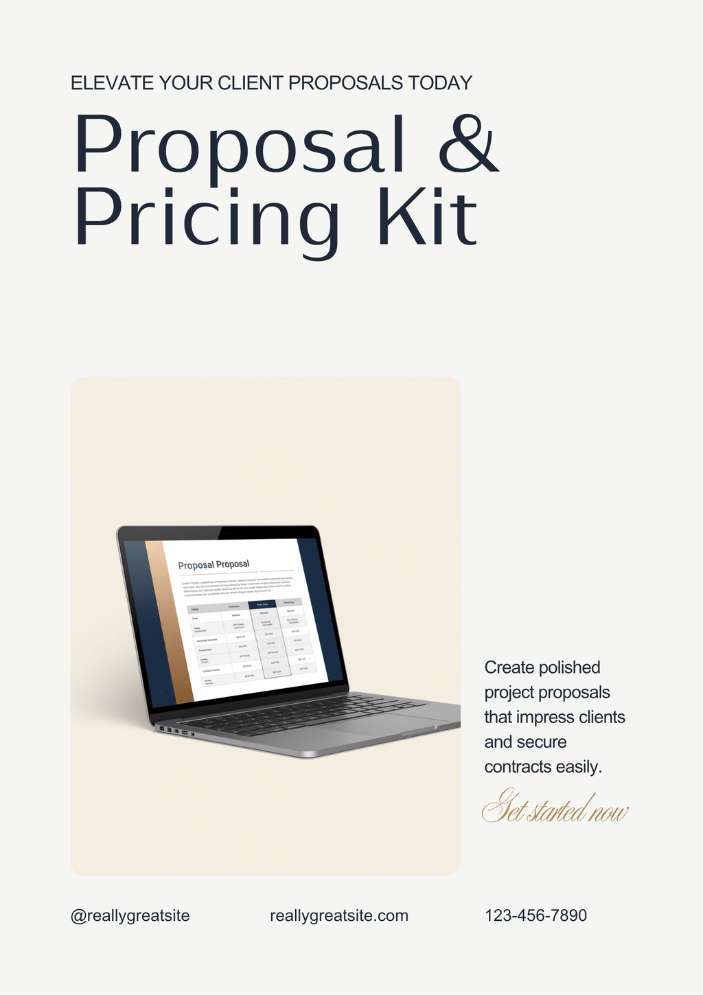 Freelance Design Proposal &amp; Pricing Kit