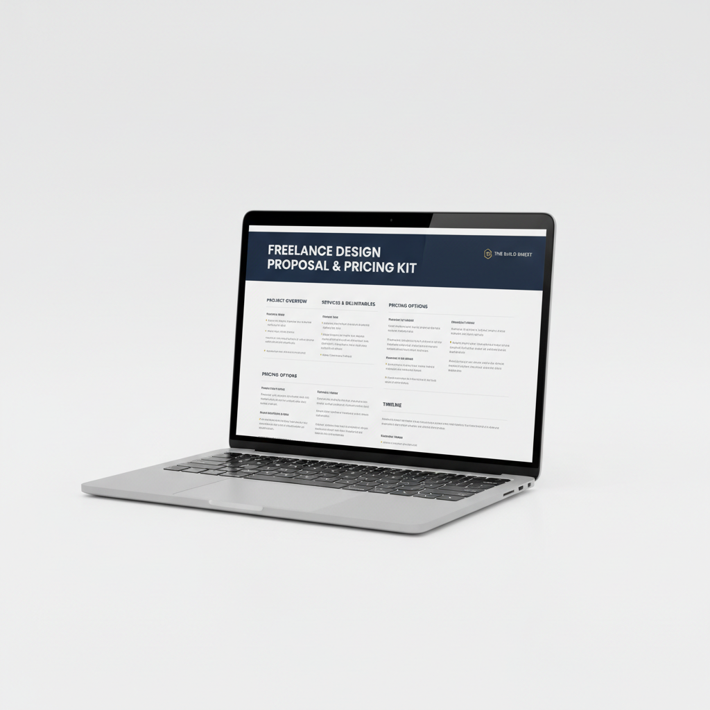 Freelance Design Proposal & Pricing Kit by The Build Sheet