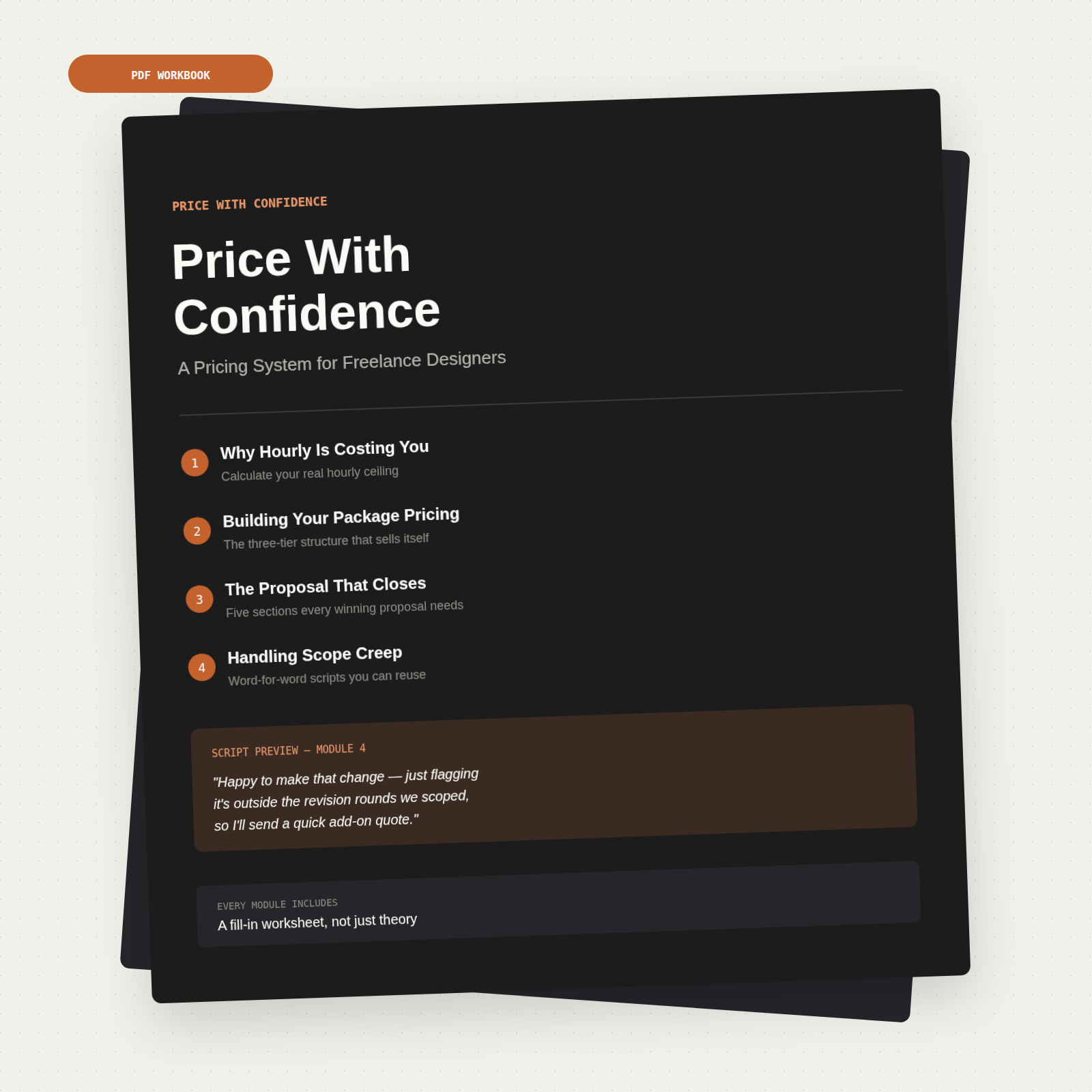 Price With Confidence — A Pricing System for Freelance Designers